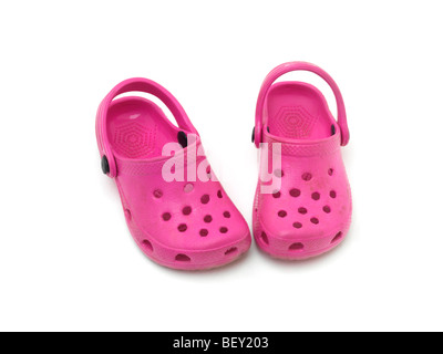 Crocs Chaussures en plastique Banque D'Images