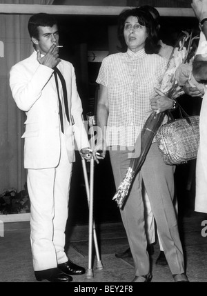 Anna Magnani et fils Luca, Venise 1961 Banque D'Images