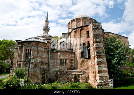 Le Musée Chora Istanbul Turquie mosquée église Byzantine mosaïques fresques vit de Jésus et Vierge Marie Banque D'Images