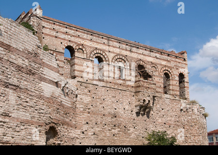 Yedikule Istanbul Turquie Les Murs Constantinople Constantin le Grand Empire romain Banque D'Images