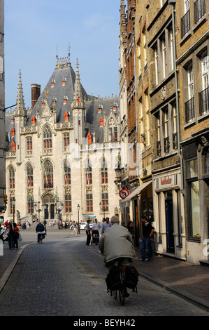 Palais du gouvernement provincial dans le Markt (place du marché). Brugge. La Flandre. Belgique Banque D'Images