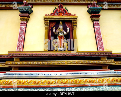 Région Savanne Maurice Hindu Temple Tamoul Sri Siva Subarmaniya Kovil Durga Banque D'Images