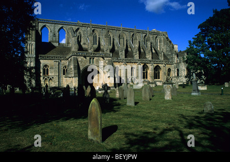 L'église de l'abbaye de Saint Pierre et Saint Paul, à Malmesbury, Wiltshire, Angleterre Banque D'Images