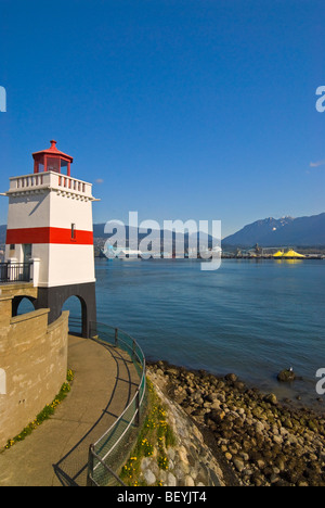 Brockton Point Lighthouse Stanley park Vancouver Banque D'Images