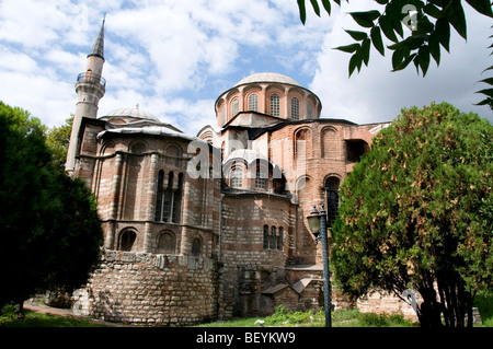 Le Musée Chora Istanbul Turquie mosquée église Byzantine mosaïques fresques vit de Jésus et Vierge Marie Banque D'Images