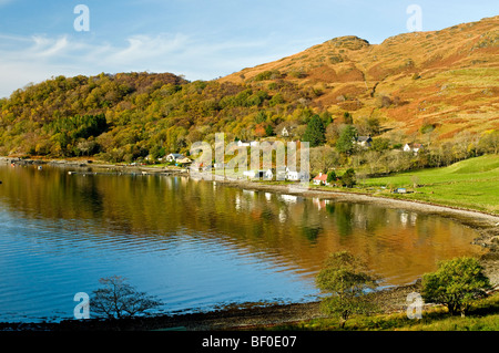 Glenborrodale Ardnamurchan Peninsula sur le seminaire Interreg Juin 2010/1 sur la côte ouest de l'Écosse Argyll. 5448 SCO. Banque D'Images