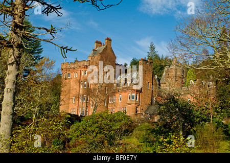 Glenborodale château sur la péninsule d'Ardnamurchan région des Highlands en Écosse Banque D'Images