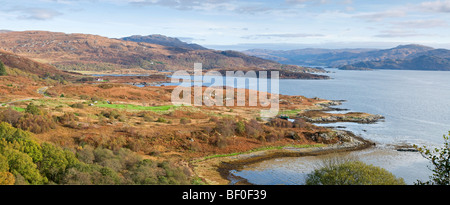 Glenborrodale Ardnamurchan Peninsula sur le seminaire Interreg Juin 2010/1 sur la côte ouest de l'Écosse Argyll. 5460 SCO. Banque D'Images