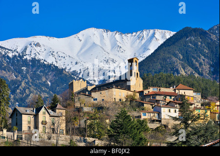 Vernet les Bains, Roussillon, France. Banque D'Images