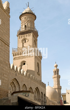 Le Caire islamique de Khan El Khalili Souk Bazar égyptien Le souk remonte à 1382 Émir Djaharks el-Khalili caravansérail Banque D'Images