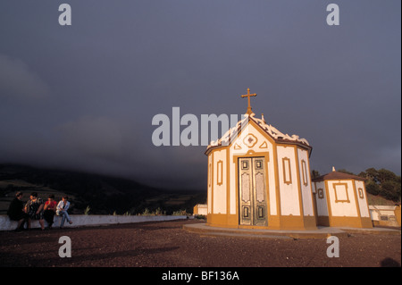 Ermida de Nossa Senhora do Monte Santo, vila de gua de pau, Sao Miguel, Açores, Portugal Banque D'Images