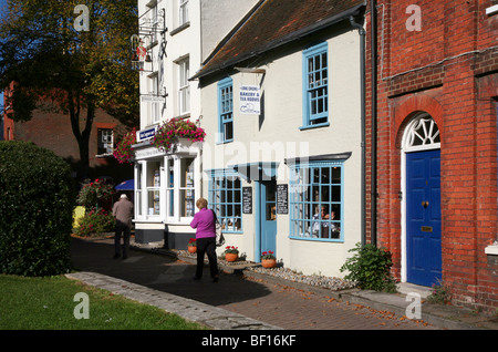 Ligne Cook, un coin tranquille dans la ville de marché de Wimborne Minster près de l'église cathédrale Banque D'Images