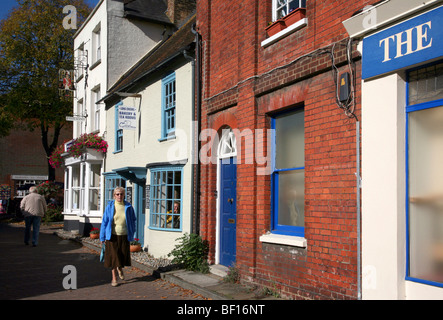 Ligne Cook, un coin tranquille dans la ville de marché de Wimborne Minster près de l'église cathédrale Banque D'Images