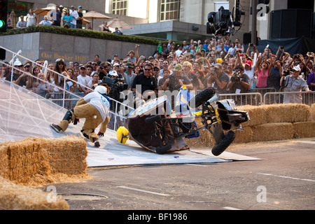 Redbull 'Red Bull' go-kart 'fort' soapbox race kart pao la Los Angeles Banque D'Images