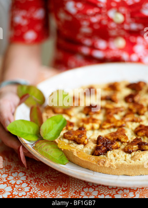 Un apple-pie, en Suède. Banque D'Images