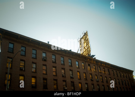 Des capacités et de l'affichage dans le Meatpacking District à New York, le jeudi, 22 octobre 2009. (© Richard B. Levine) Banque D'Images