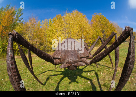 Sculptures dans le Parc des sculptures Griffis dans Ashford Hollow, New York Banque D'Images