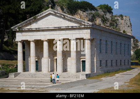 St George's Church dans l'ancienne forteresse, Kerkyra (Corfou), Grèce Banque D'Images