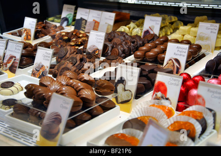 Boutique de chocolats Godiva, New York, USA Banque D'Images