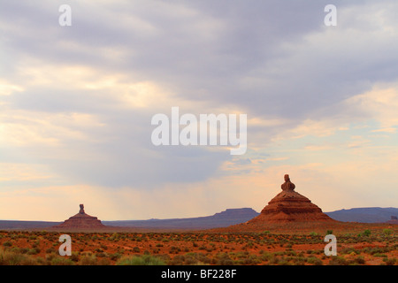 Vallée des Dieux de l'Utah, USA Desert Banque D'Images