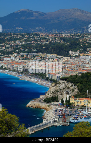 Aperçu de la ville de Nice Banque D'Images