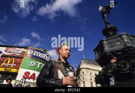 Piccadilly Circus, ville de Londres. Angleterre, Royaume-Uni, Grande Bretagne, Europe Banque D'Images