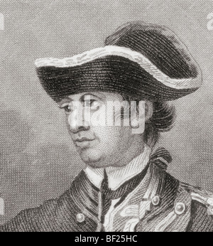 William Howe, 5th Viscount Howe, 1729 – 1814. Officier de l'armée britannique. H Commandant en chef des forces terrestres britanniques dans les colonies Banque D'Images