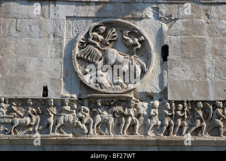 Rome - exemption de l'arc de triomphe de Constantin Banque D'Images