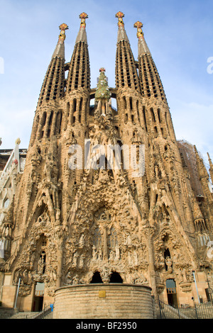 Barcelone - cathédrale Sagrada la Familia Banque D'Images