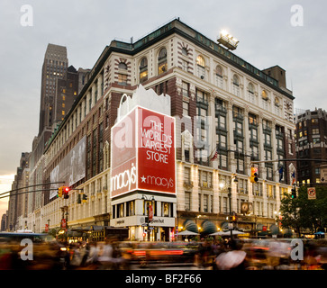 Macy's, Herald Square, Manhattan, plus grand magasin, New York City Banque D'Images