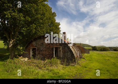 Vestiges de Mess des officiers Camp, Beauvoisin, Dumfries et Galloway, Écosse Banque D'Images