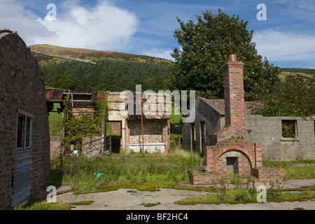 Vestiges de Mess des officiers Camp, Beauvoisin, Dumfries et Galloway, Écosse Banque D'Images