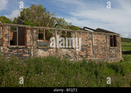 Vestiges de Mess des officiers Camp, Beauvoisin, Dumfries et Galloway, Écosse Banque D'Images