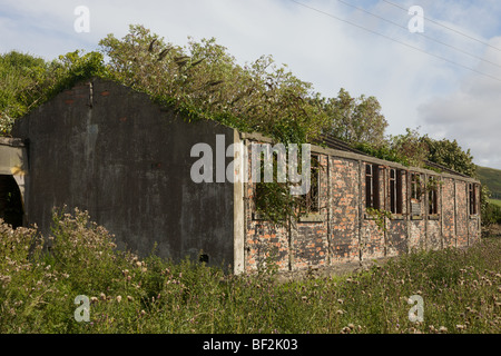 Vestiges de Mess des officiers Camp, Beauvoisin, Dumfries et Galloway, Écosse Banque D'Images