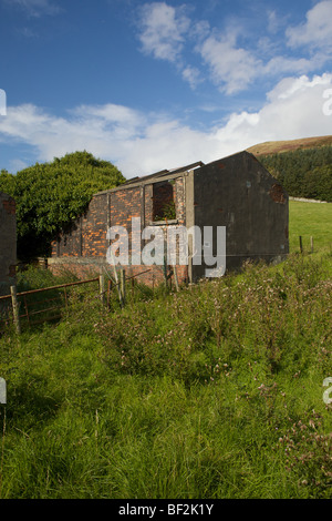 Vestiges de Mess des officiers Camp, Beauvoisin, Dumfries et Galloway, Écosse Banque D'Images