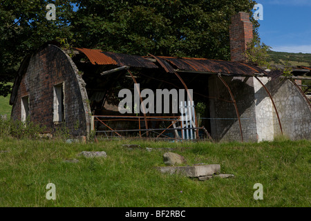 Vestiges de Mess des officiers Camp, Beauvoisin, Dumfries et Galloway, Écosse Banque D'Images