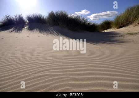 Talacre Beach dunes de sable d'Ayr Point North Wales UK Banque D'Images