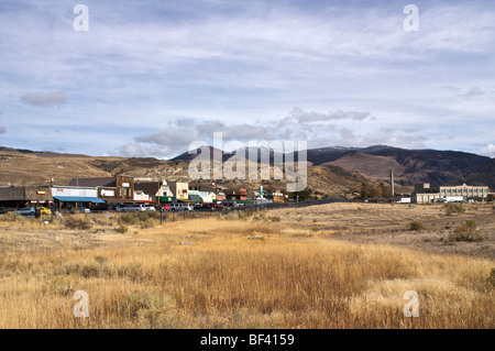 Gardiner, Montana au nord du Parc National de Yellowstone Banque D'Images