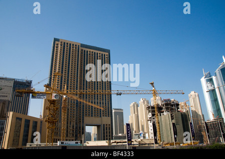 High Rise buidlings dans la Marina de Dubaï Banque D'Images