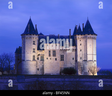 Chateau Saumur Loire Maine et Loire France Banque D'Images