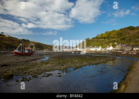 La basse-ville, Port, Fishguard, Pembrokeshire, Pays de Galles, Royaume-Uni Banque D'Images