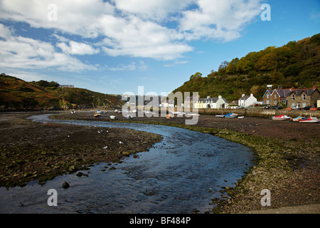 La basse-ville, Port, Fishguard, Pembrokeshire, Pays de Galles, Royaume-Uni Banque D'Images