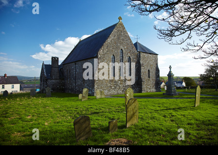 L'église des Saints Martyrs, Mathry, West Wales, UK Banque D'Images