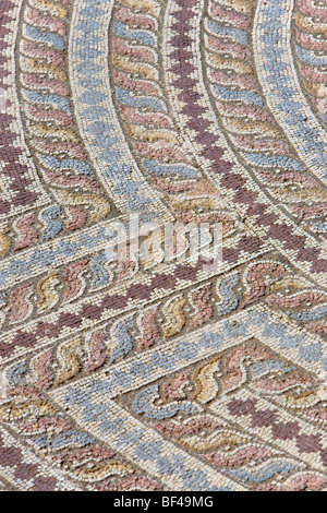 Mosaïque, site archéologique de Kato Pafos, UNESCO World Heritage Site, Paphos, Chypre, Grèce, Europe Banque D'Images