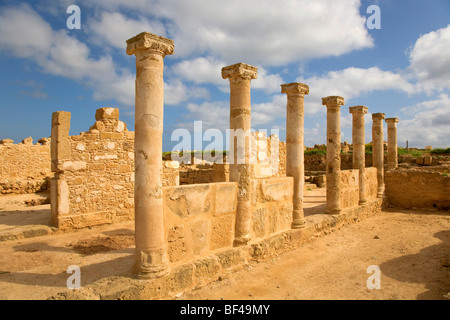 Site archéologique de Kato Pafos, UNESCO World Heritage Site, Paphos, Chypre, Grèce, Europe Banque D'Images