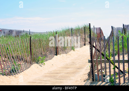 Misquamicut Beach, Rhode Island Banque D'Images