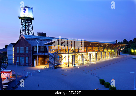 Jahrhunderthalle, concert hall ancienne aciérie, patrimoine industriel, Bochum, Allemagne. Banque D'Images