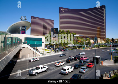 Encore et Wynn hôtels avec le Fashion Mall sur le Strip, Las Vegas Banque D'Images