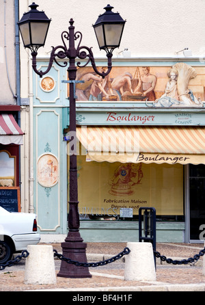 Boulangerie française à Neuvic, Sud Ouest France, Europe Banque D'Images