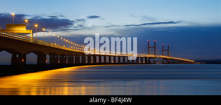 Deuxième Severn Crossing, près de Bristol, Angleterre Banque D'Images